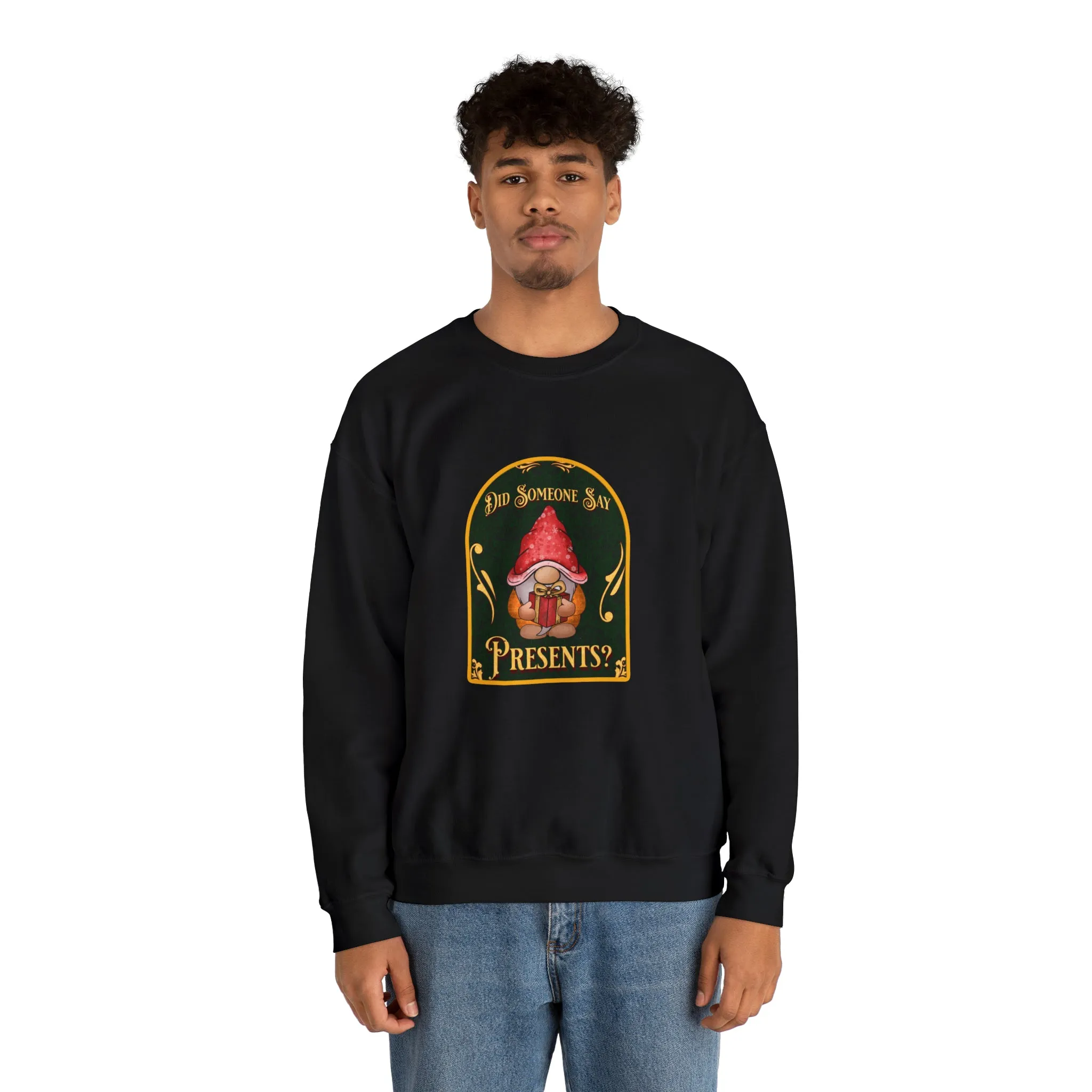 Gnome Presents Unisex Heavy Blend™ Crewneck Sweatshirt