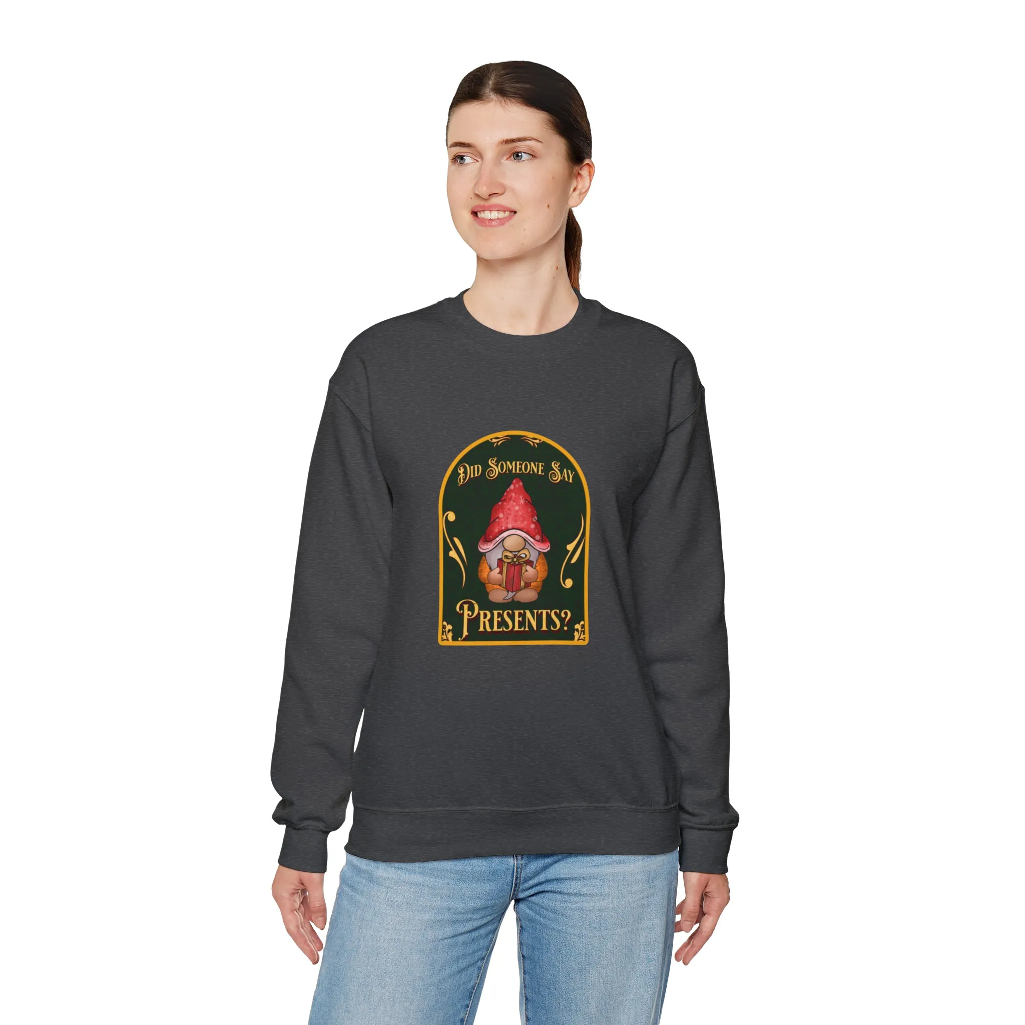 Gnome Presents Unisex Heavy Blend™ Crewneck Sweatshirt