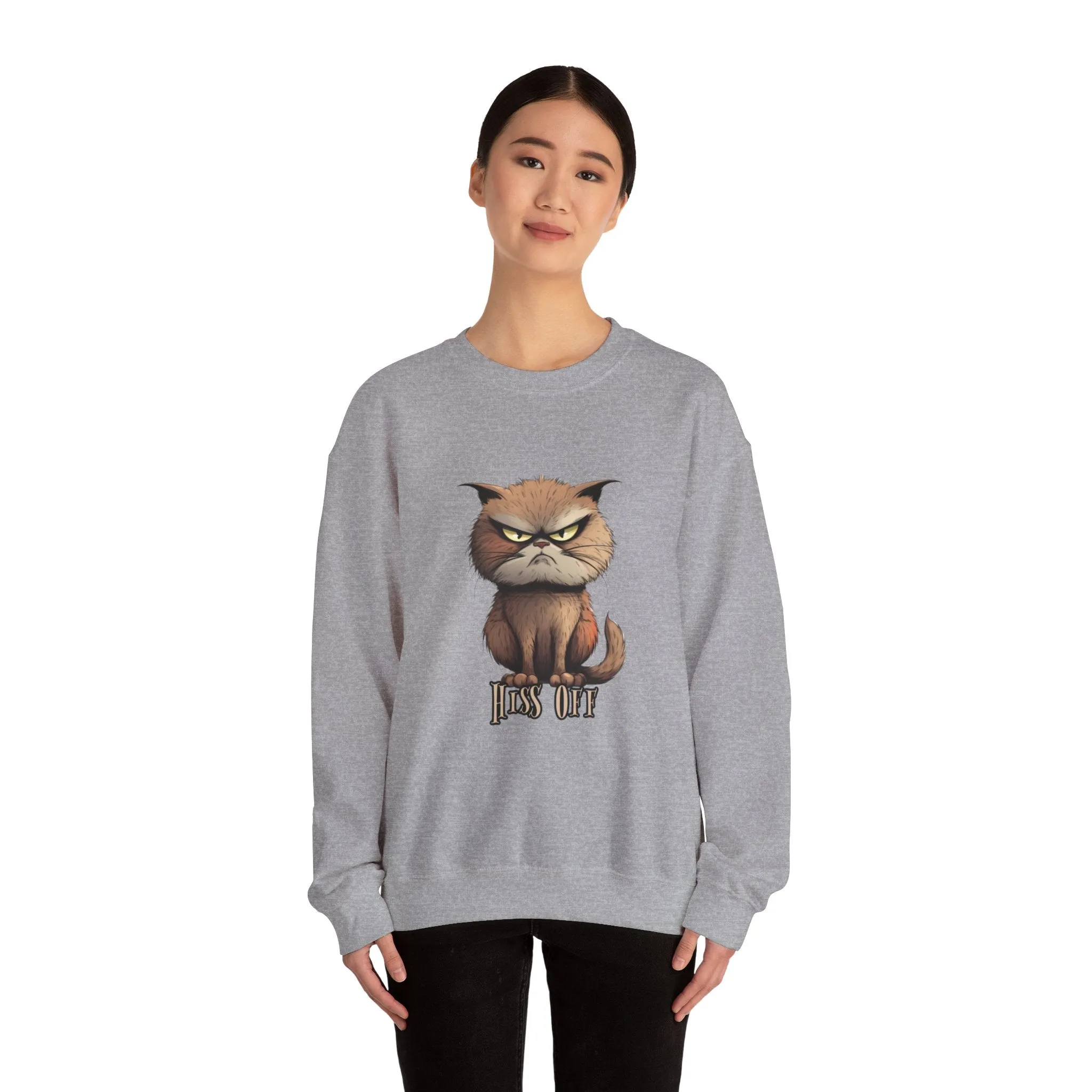 Grumpy Cat Unisex Heavy Blend™ Crewneck Sweatshirt