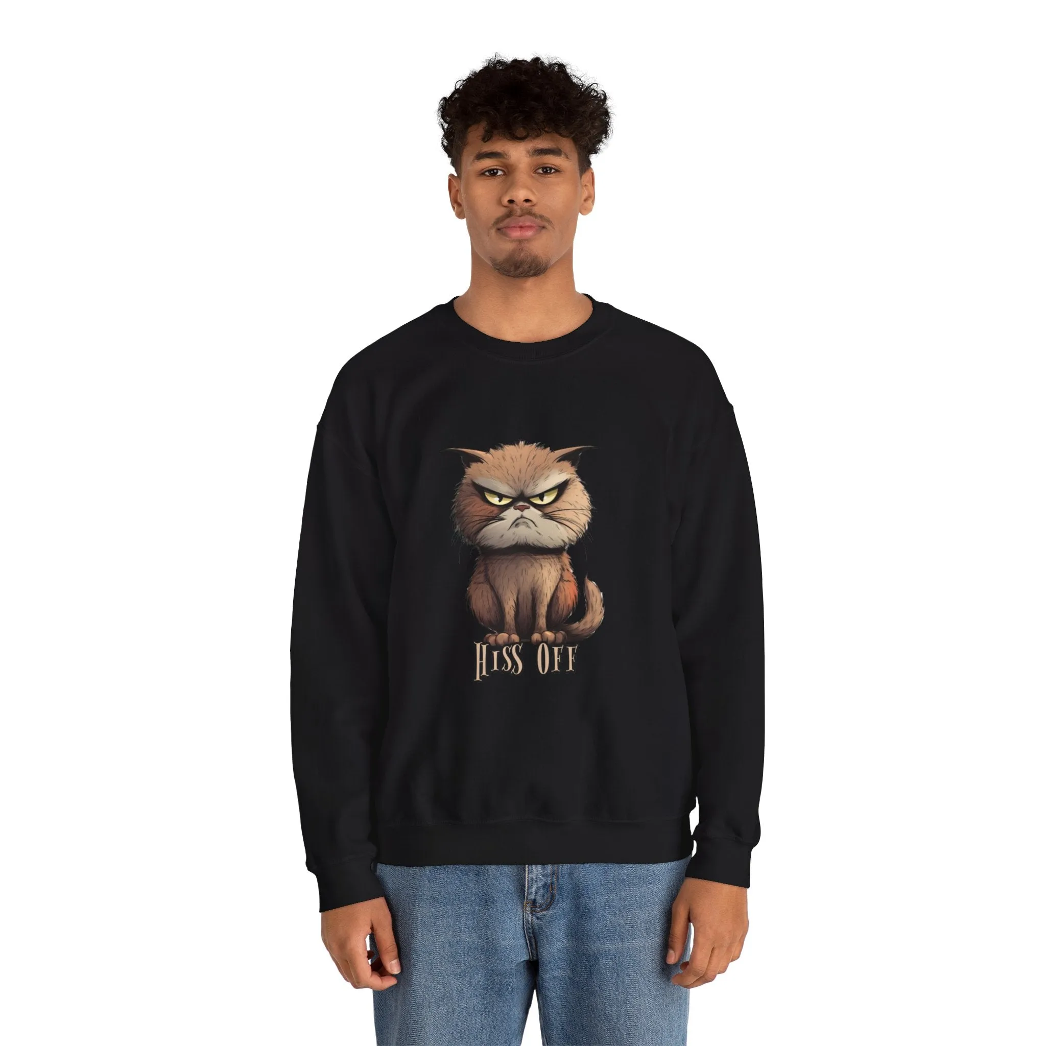 Grumpy Cat Unisex Heavy Blend™ Crewneck Sweatshirt