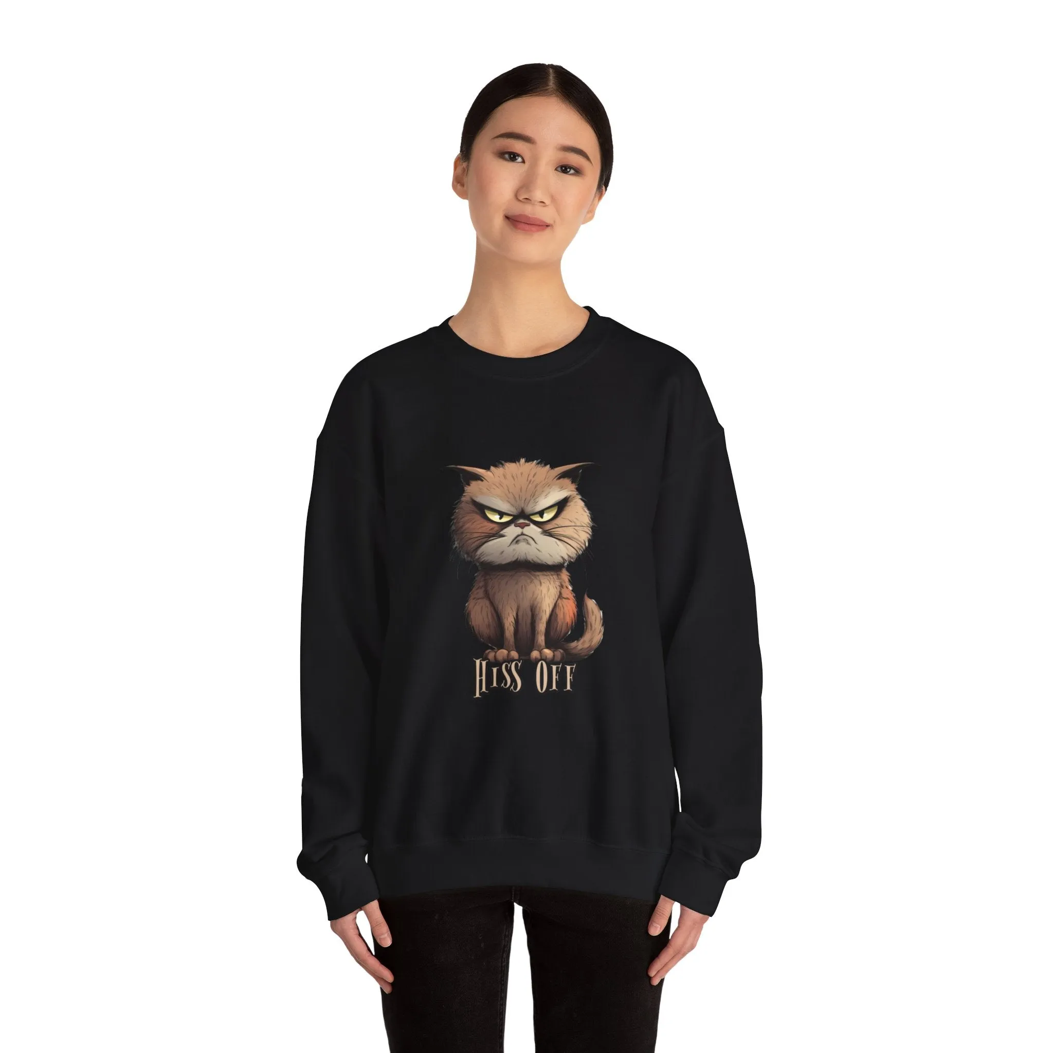 Grumpy Cat Unisex Heavy Blend™ Crewneck Sweatshirt