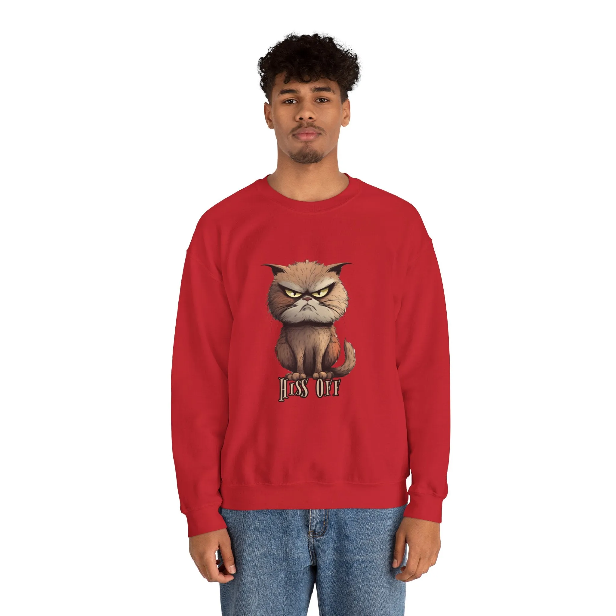 Grumpy Cat Unisex Heavy Blend™ Crewneck Sweatshirt