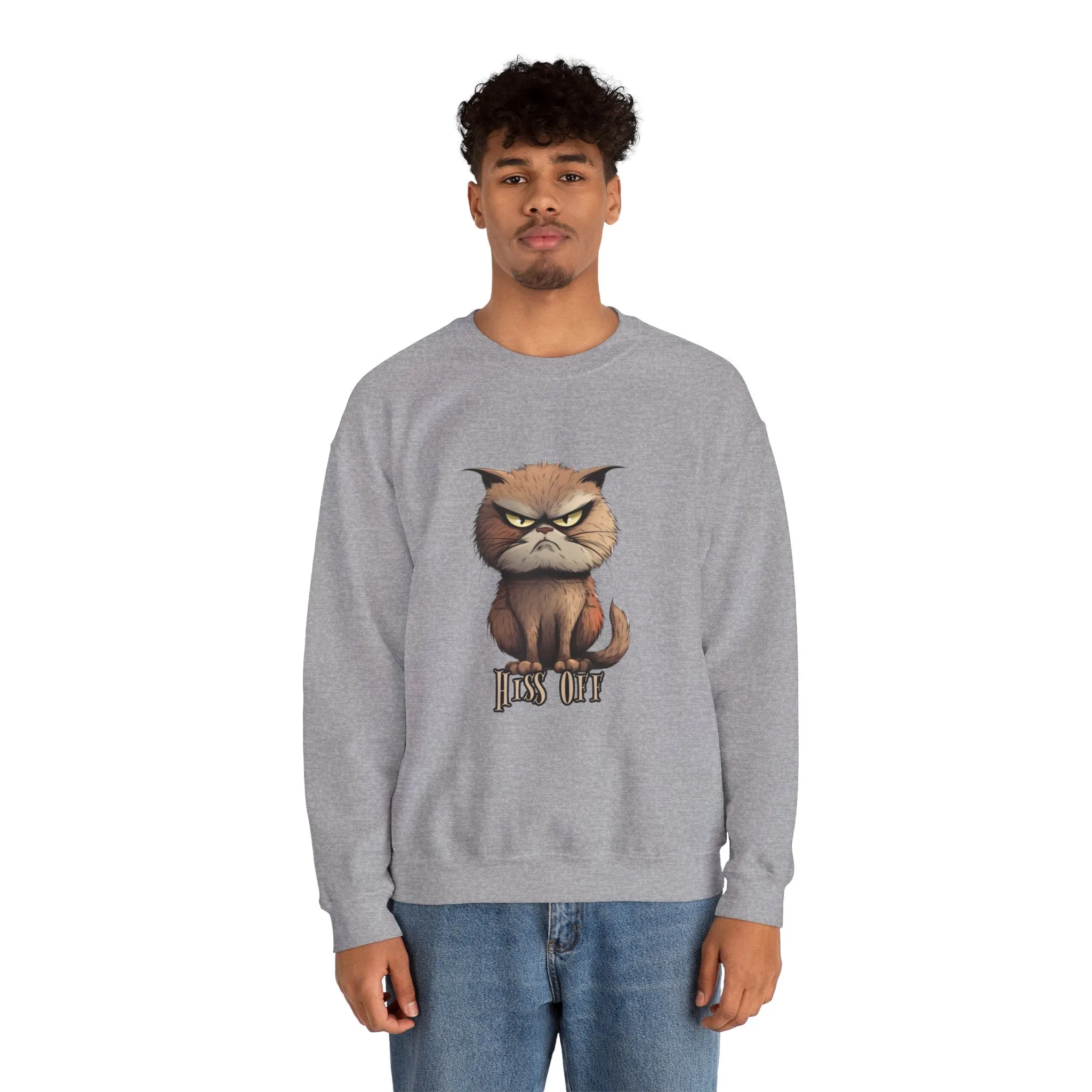 Grumpy Cat Unisex Heavy Blend™ Crewneck Sweatshirt