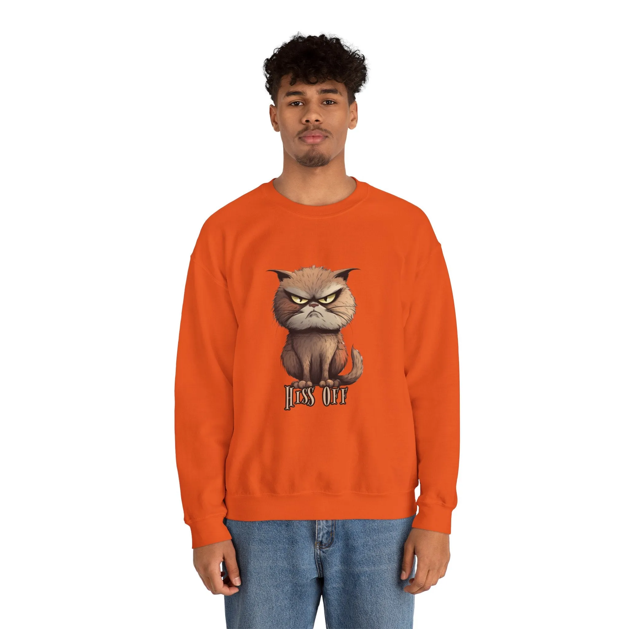 Grumpy Cat Unisex Heavy Blend™ Crewneck Sweatshirt