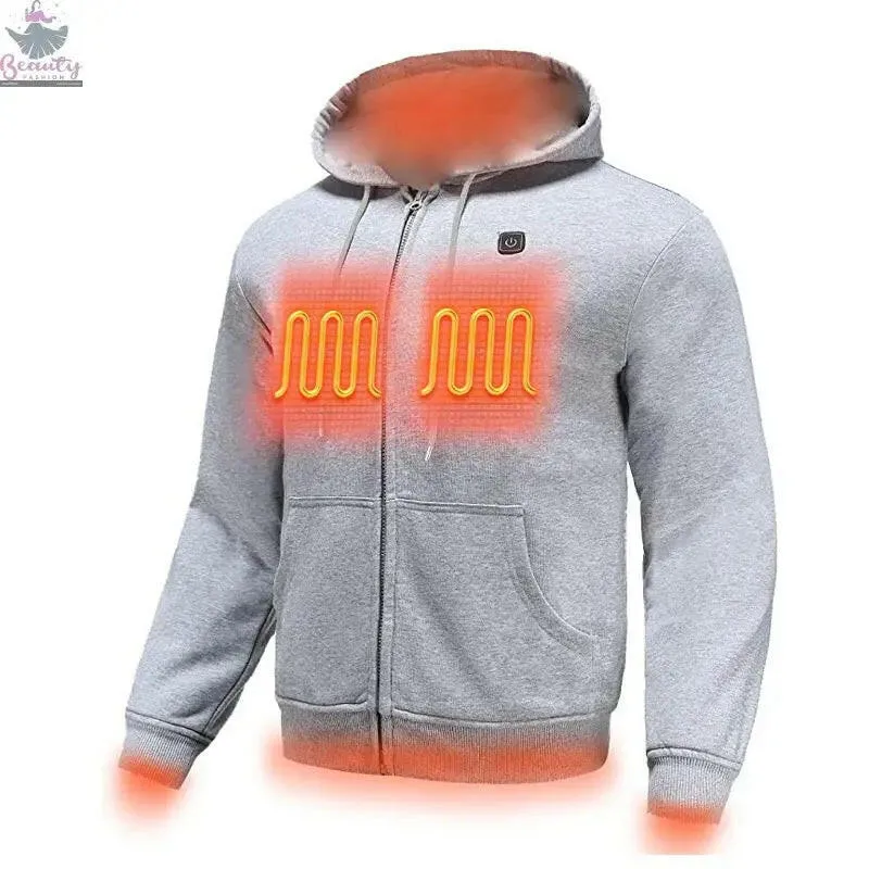 Heating Sweatshirt Heating Coat Hoodie Charging Treasure Charging Heating Sweatshirt Electric Heating Coat