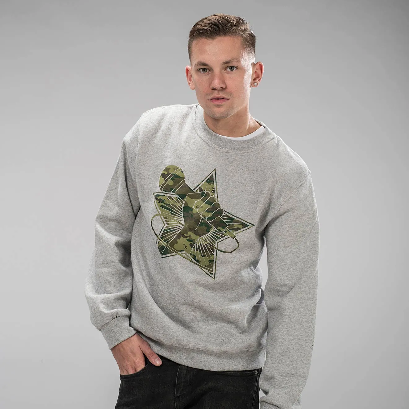 Jnglst Revolution Grey Sweatshirt