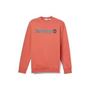 Kennebec River Linear Logo Crewneck Sweatshirt 'Burnt Sienna'