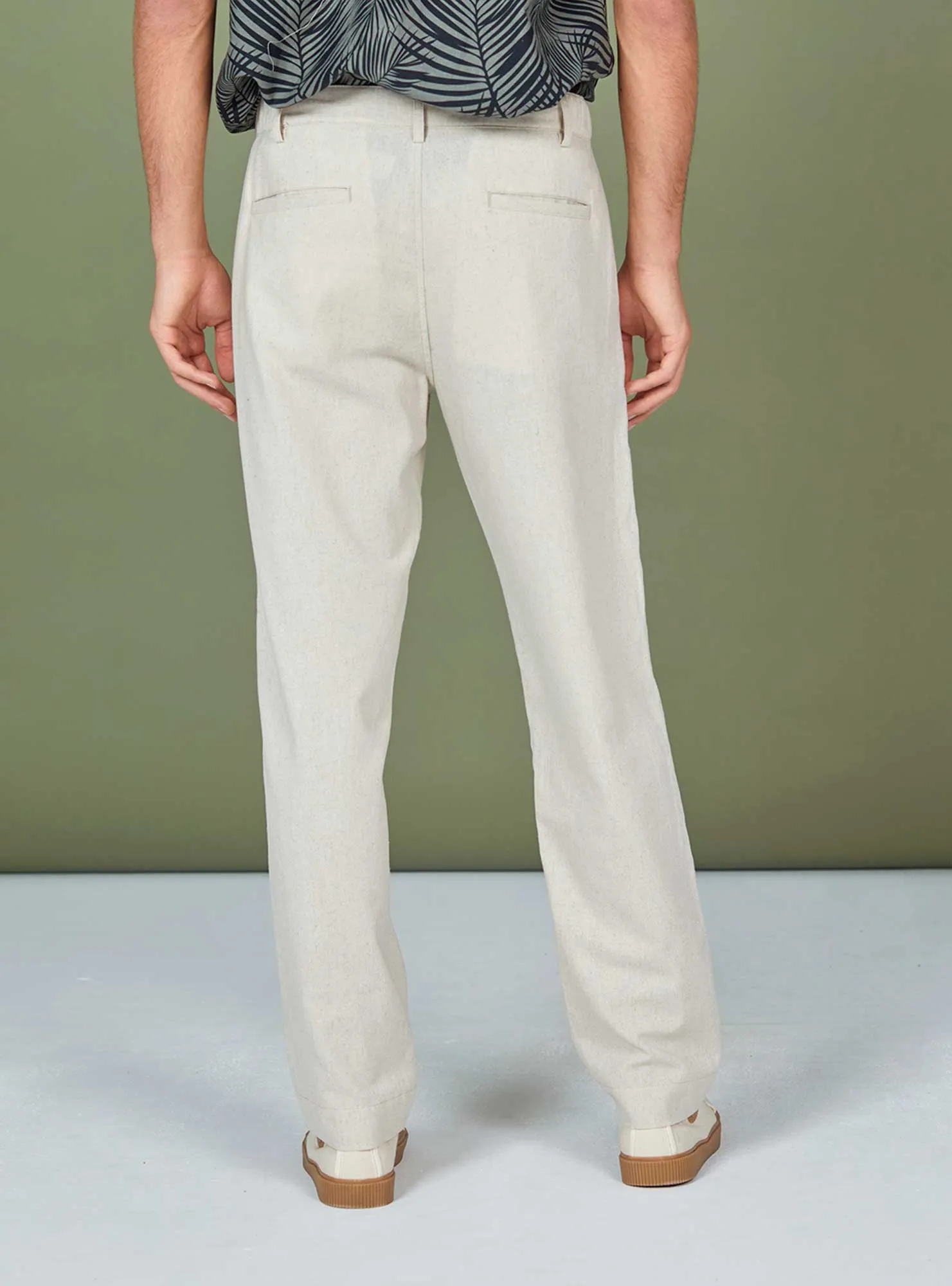 LINEN TROUSERS