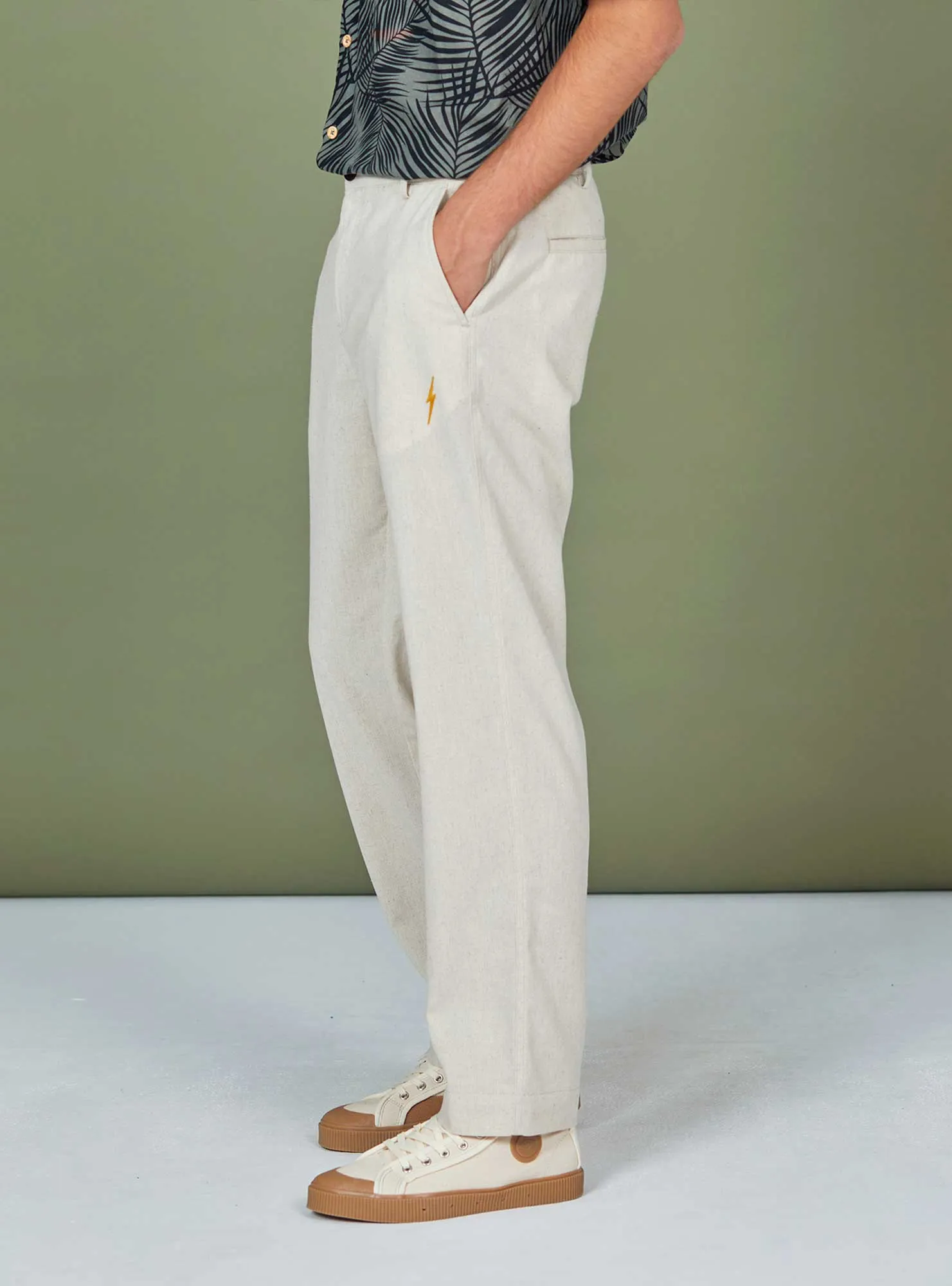 LINEN TROUSERS