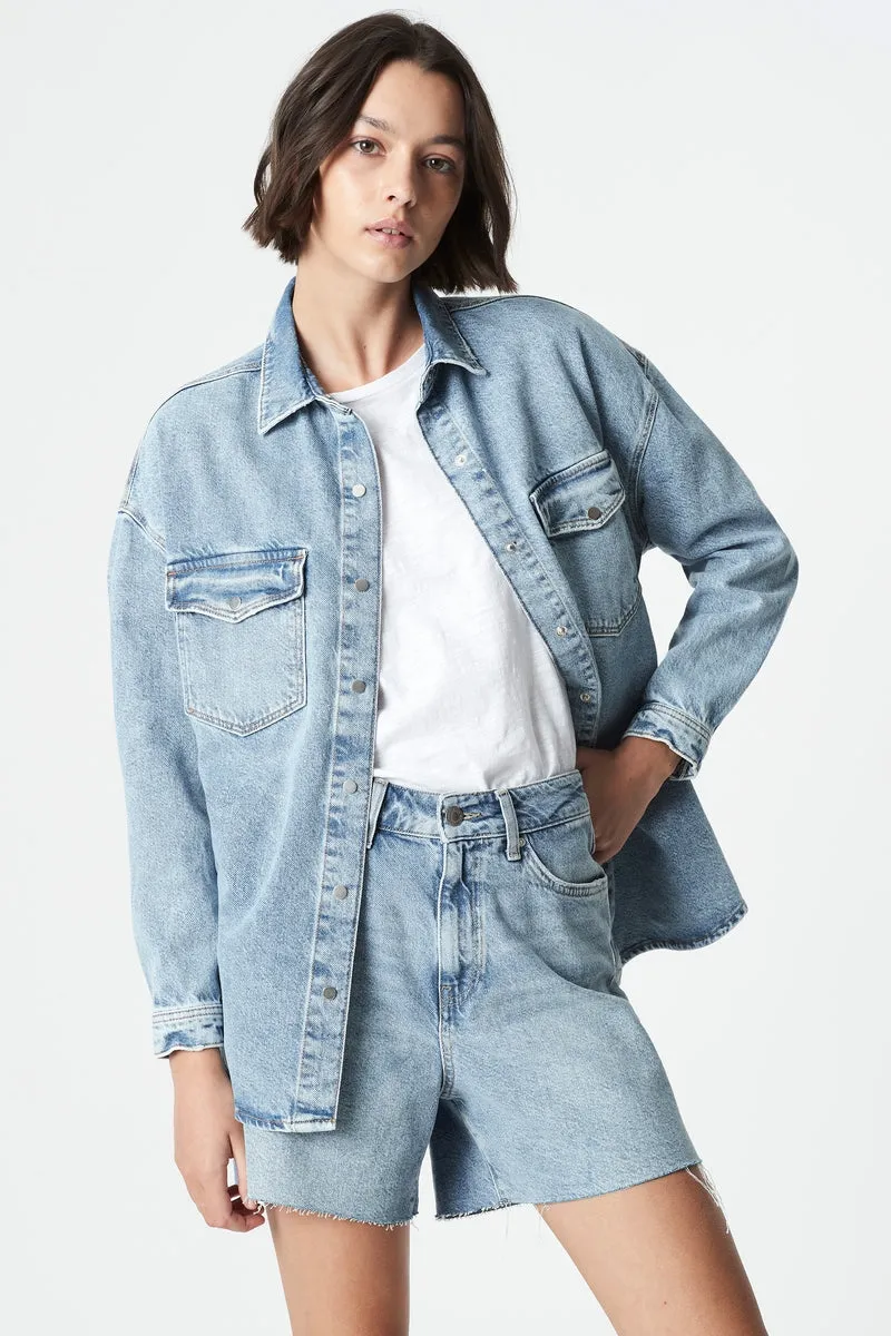 Livia Shirt - Mid Denim