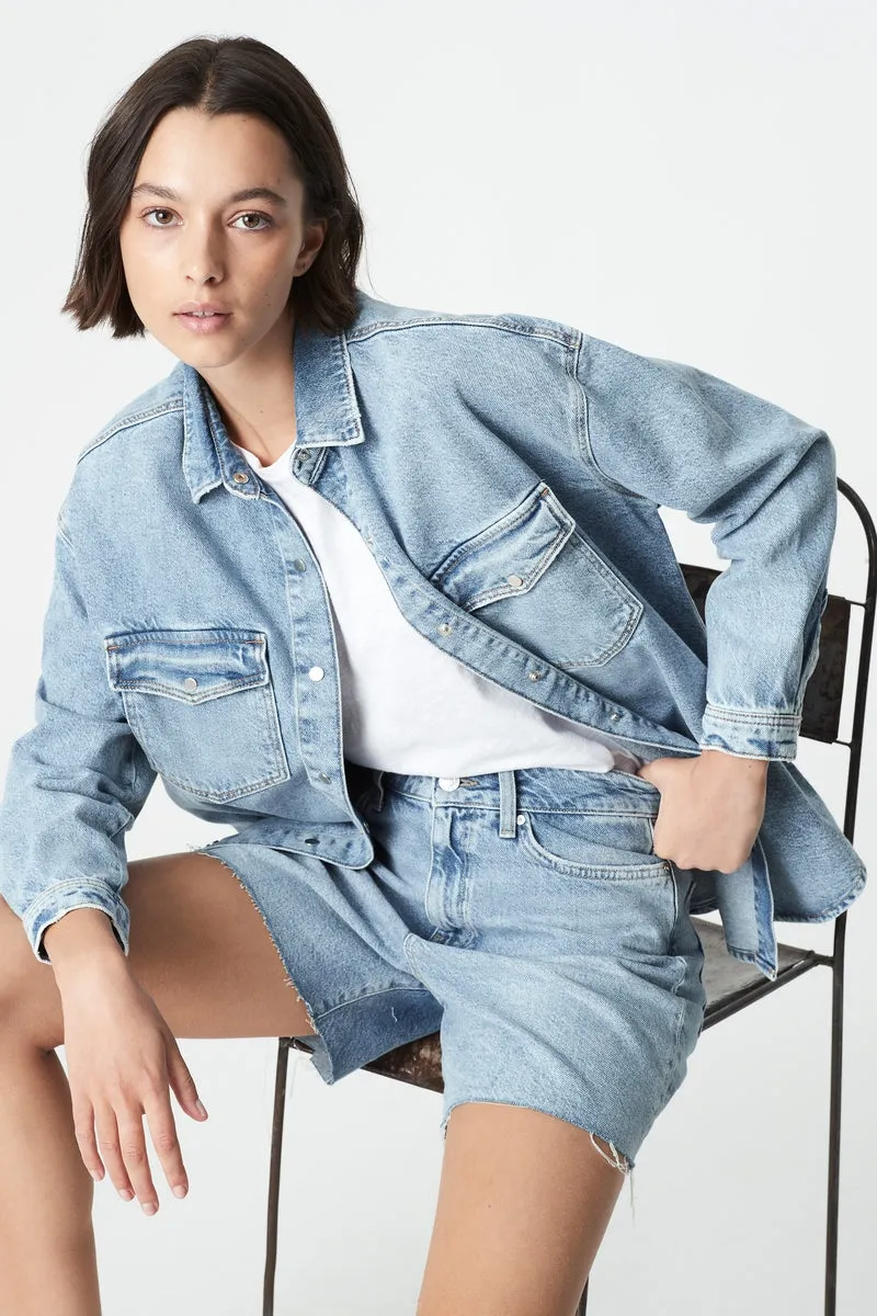 Livia Shirt - Mid Denim