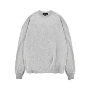 Long Sleeve T-Shirt - Light Marl Grey