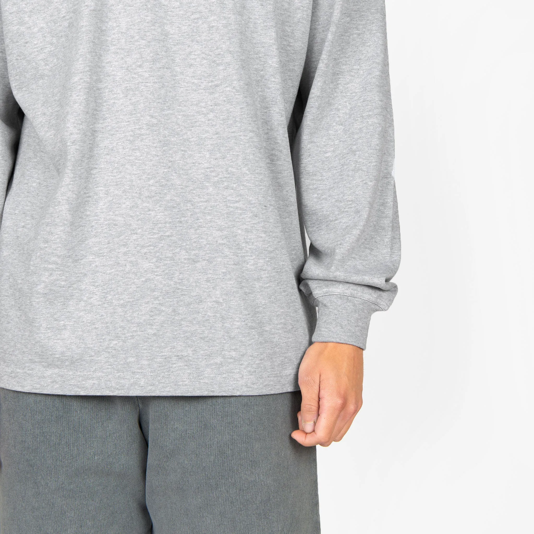 Long Sleeve T-Shirt - Light Marl Grey