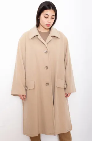 Luisa Spagnoli Beige Wool Coat