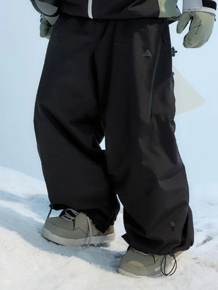 Mens NANEND Classic 3L Fleece Lined Snow Pants - Ultimate Winter Performance and Comfort