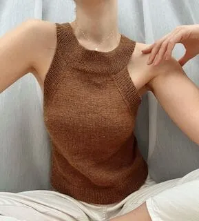 Pi Camisole by Creadia Studio, knitting pattern