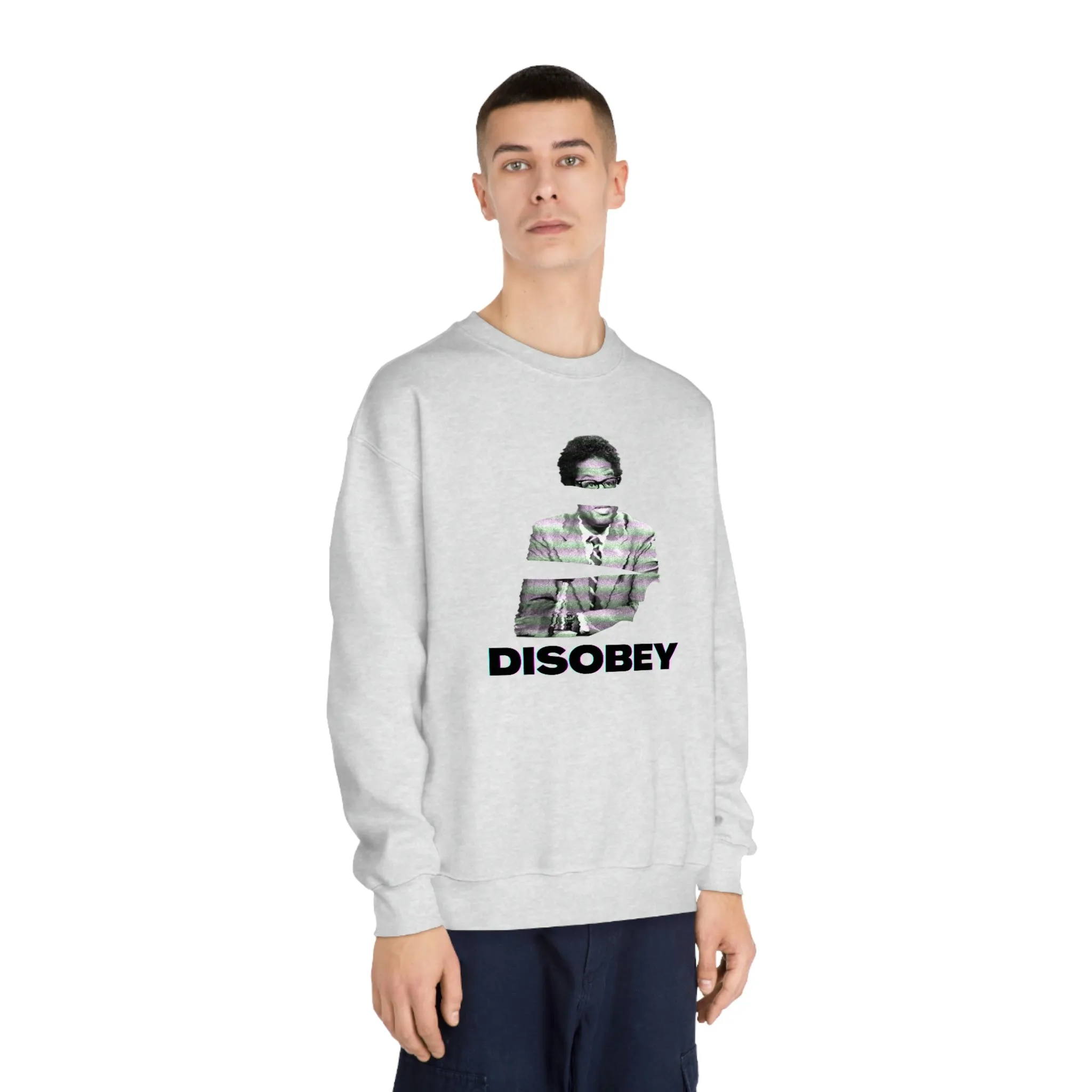 "DISOBEY" Sowell DryBlend® Crewneck Sweatshirt