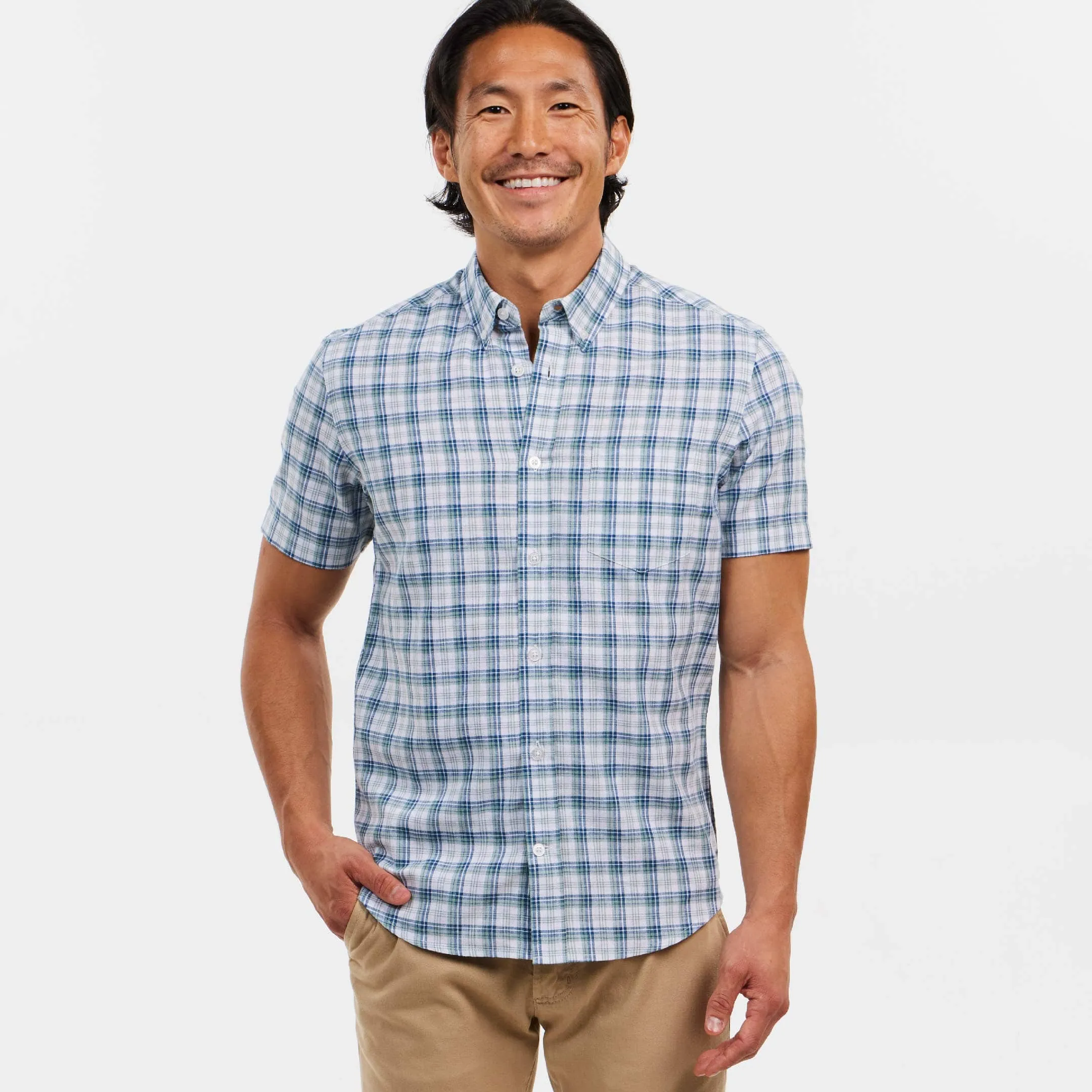 Riverfront Linen Short Sleeve Shirt