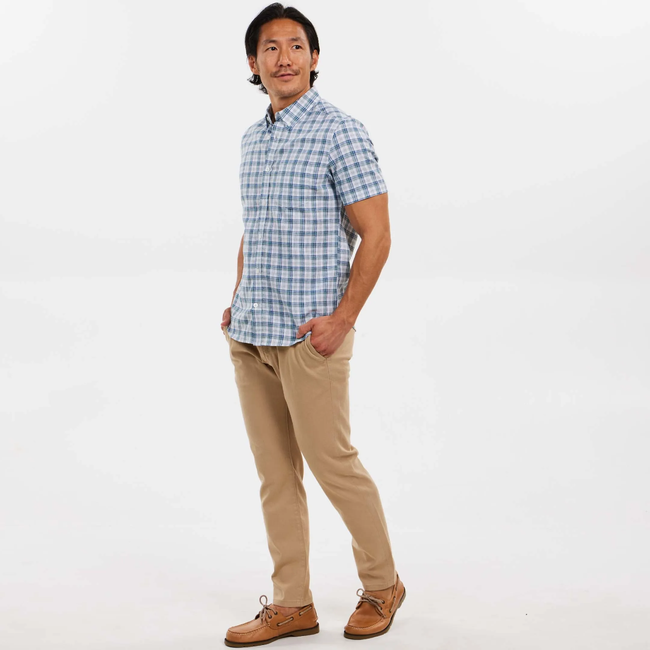 Riverfront Linen Short Sleeve Shirt