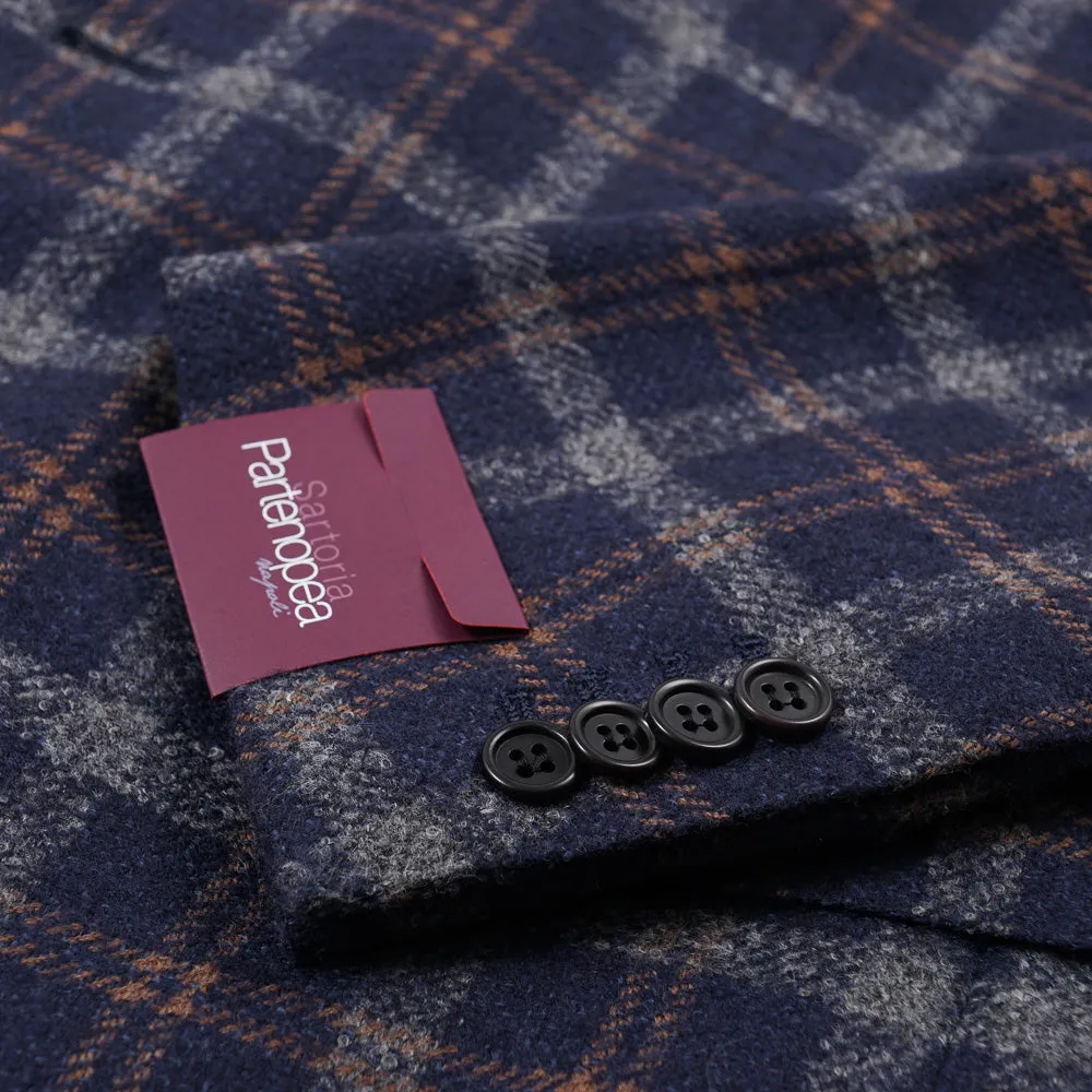 Sartoria Partenopea Layered Check Wool Sport Coat