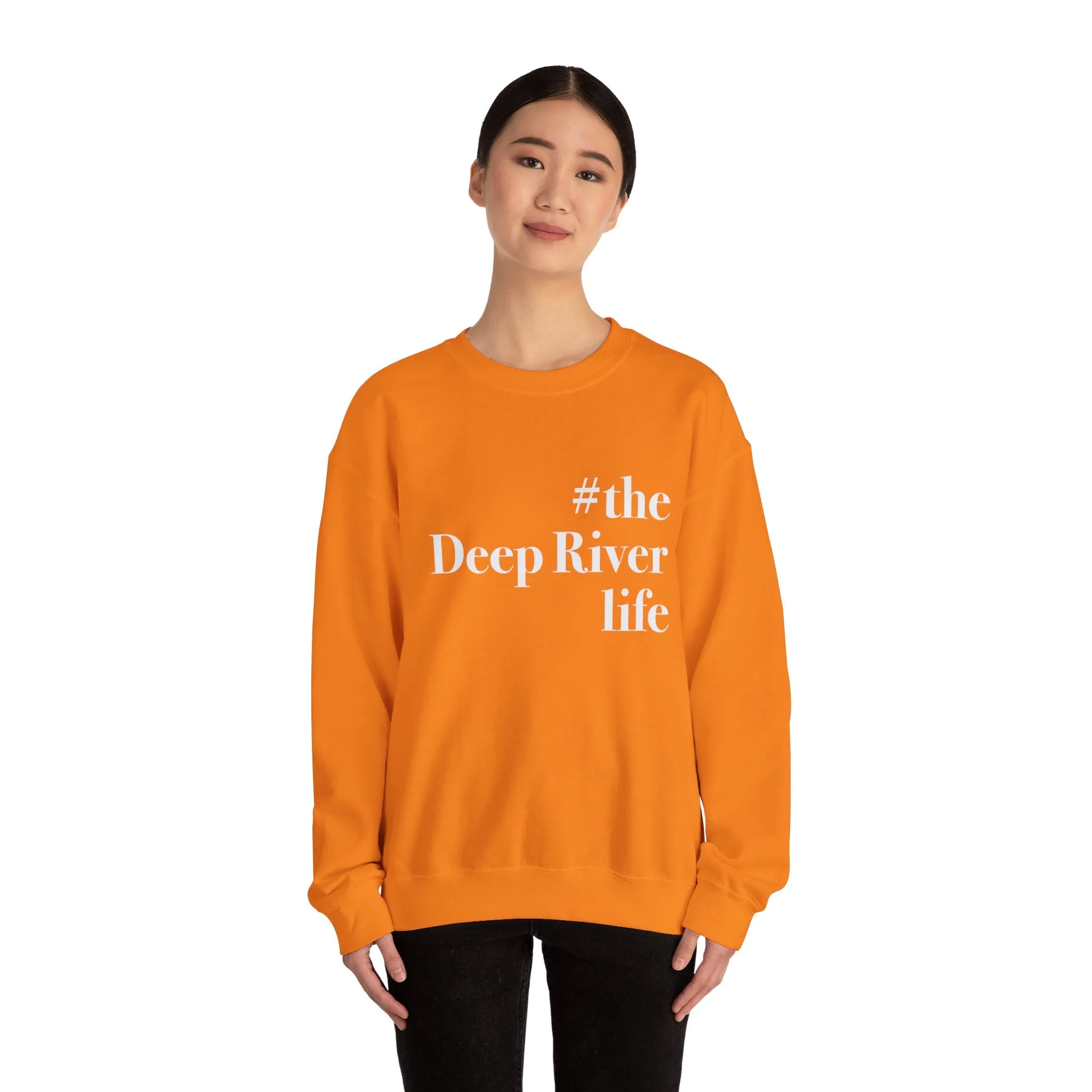 #thedeepriverlife Unisex Heavy Blend™ Crewneck Sweatshirt