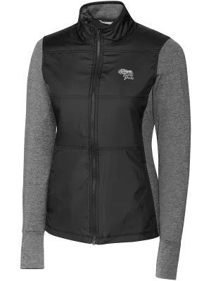 Torrey Pines Women's Stealth Hybrid Quilted Full Zip Windbreaker