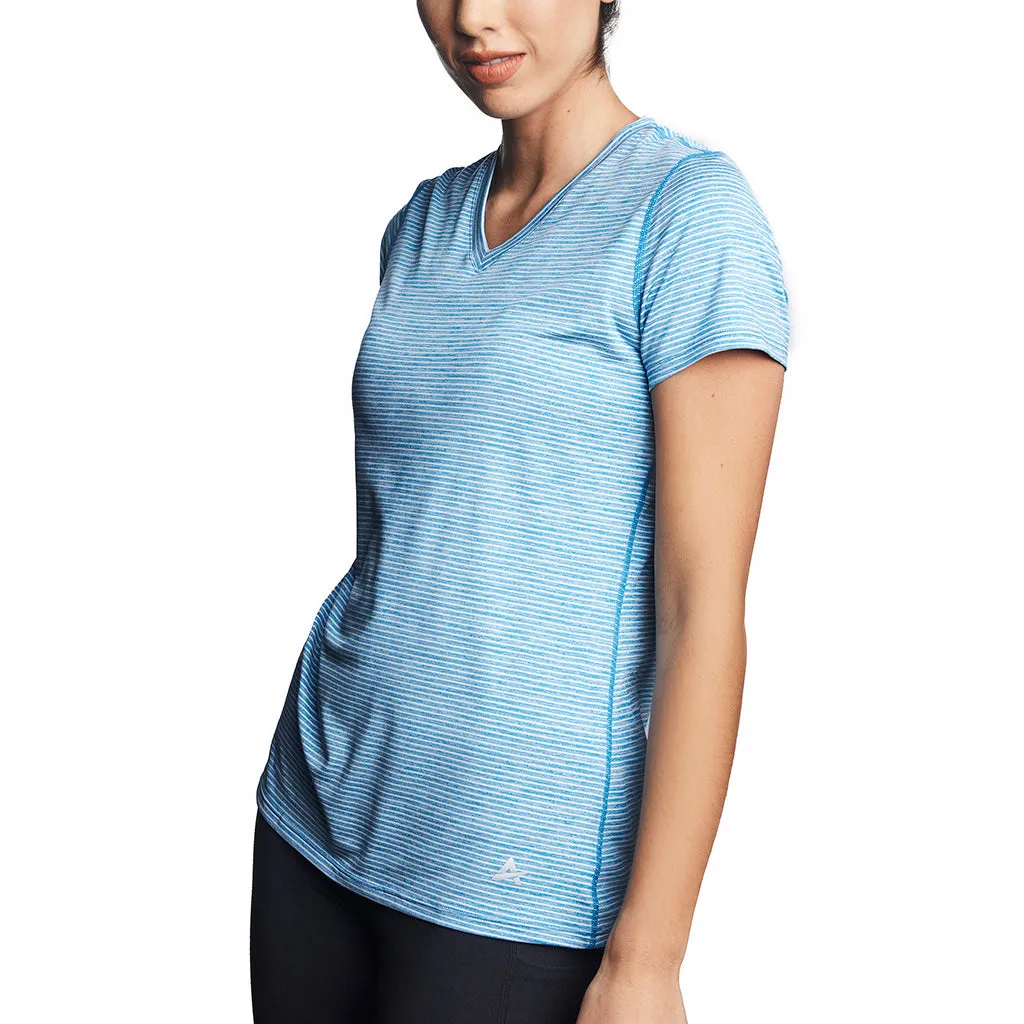 Women's Cooling V-Neck Short Sleeve T-Shirt- CLOSEOUT