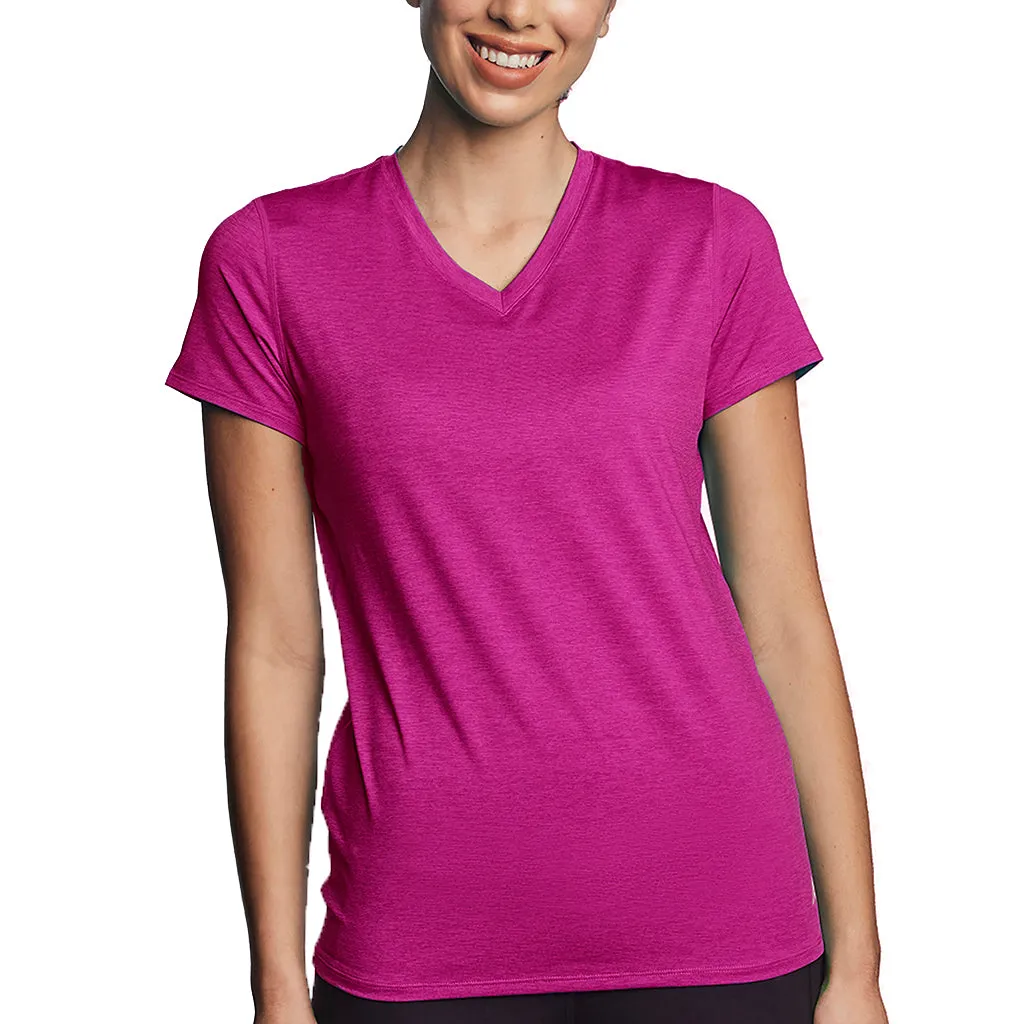 Women's Cooling V-Neck Short Sleeve T-Shirt- CLOSEOUT