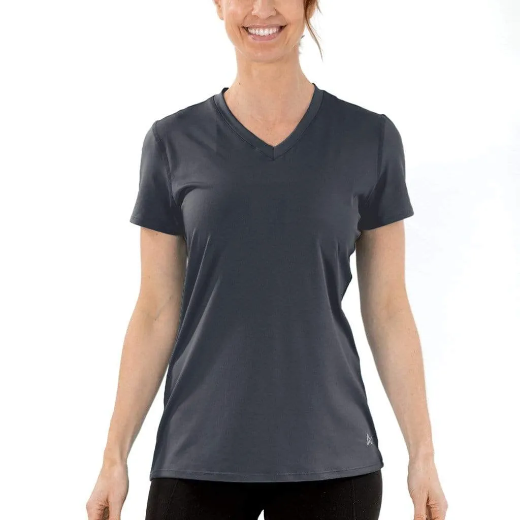 Women's Cooling V-Neck Short Sleeve T-Shirt- CLOSEOUT