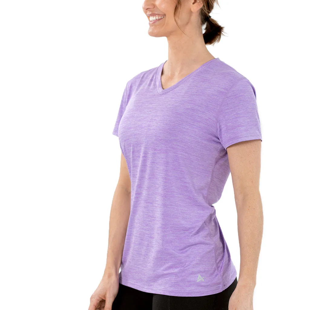 Women's Cooling V-Neck Short Sleeve T-Shirt- CLOSEOUT