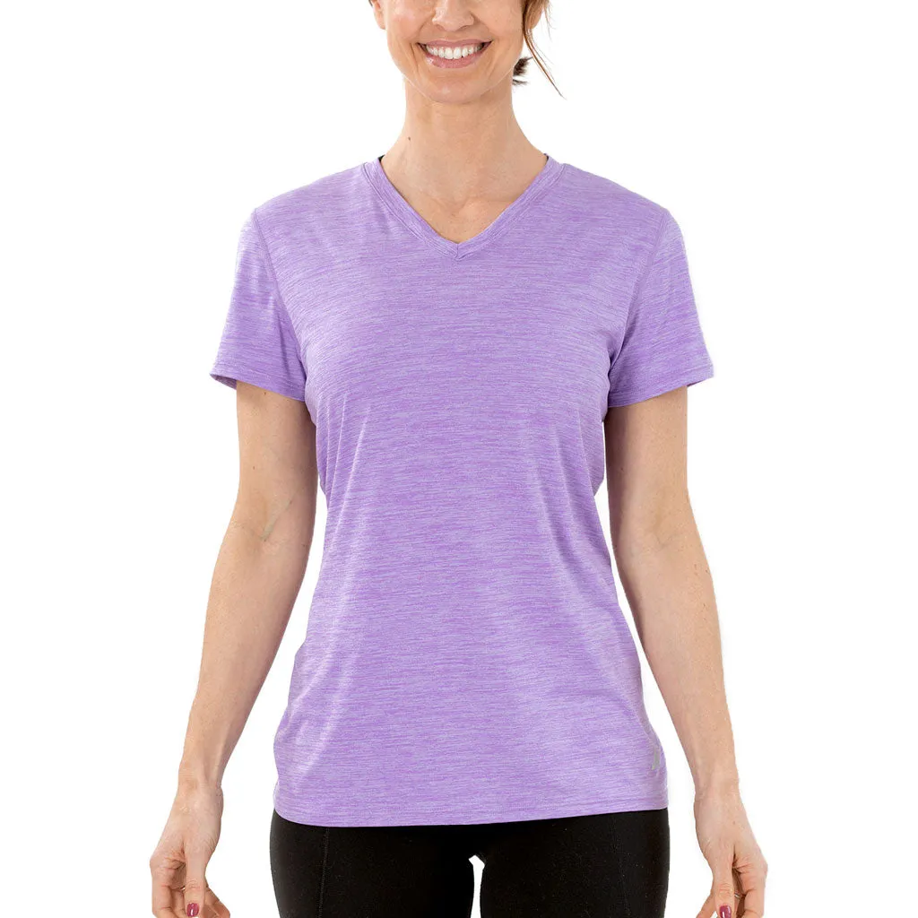 Women's Cooling V-Neck Short Sleeve T-Shirt- CLOSEOUT