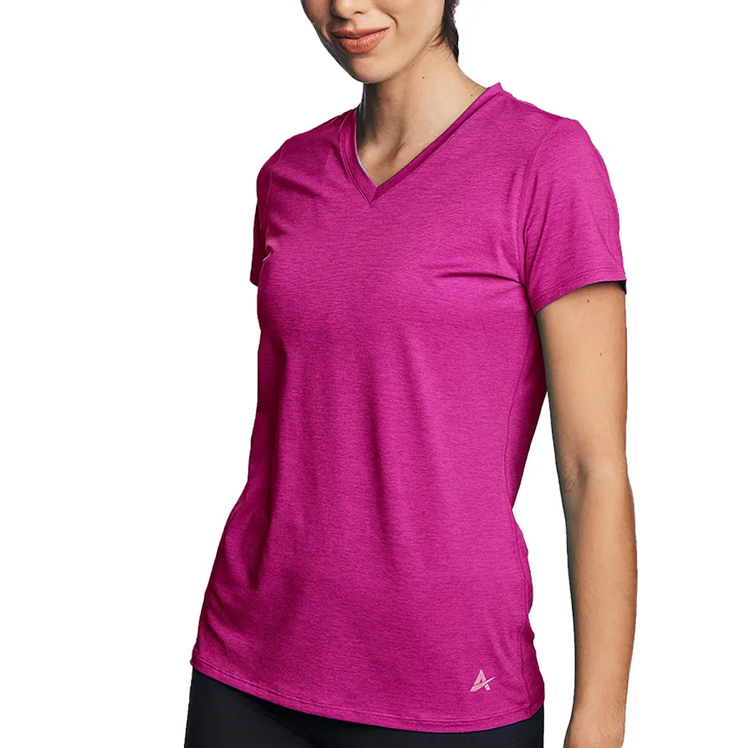 Women's Cooling V-Neck Short Sleeve T-Shirt- CLOSEOUT