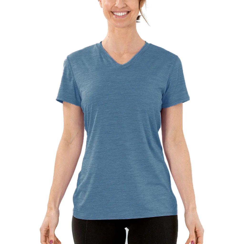 Women's Cooling V-Neck Short Sleeve T-Shirt- CLOSEOUT