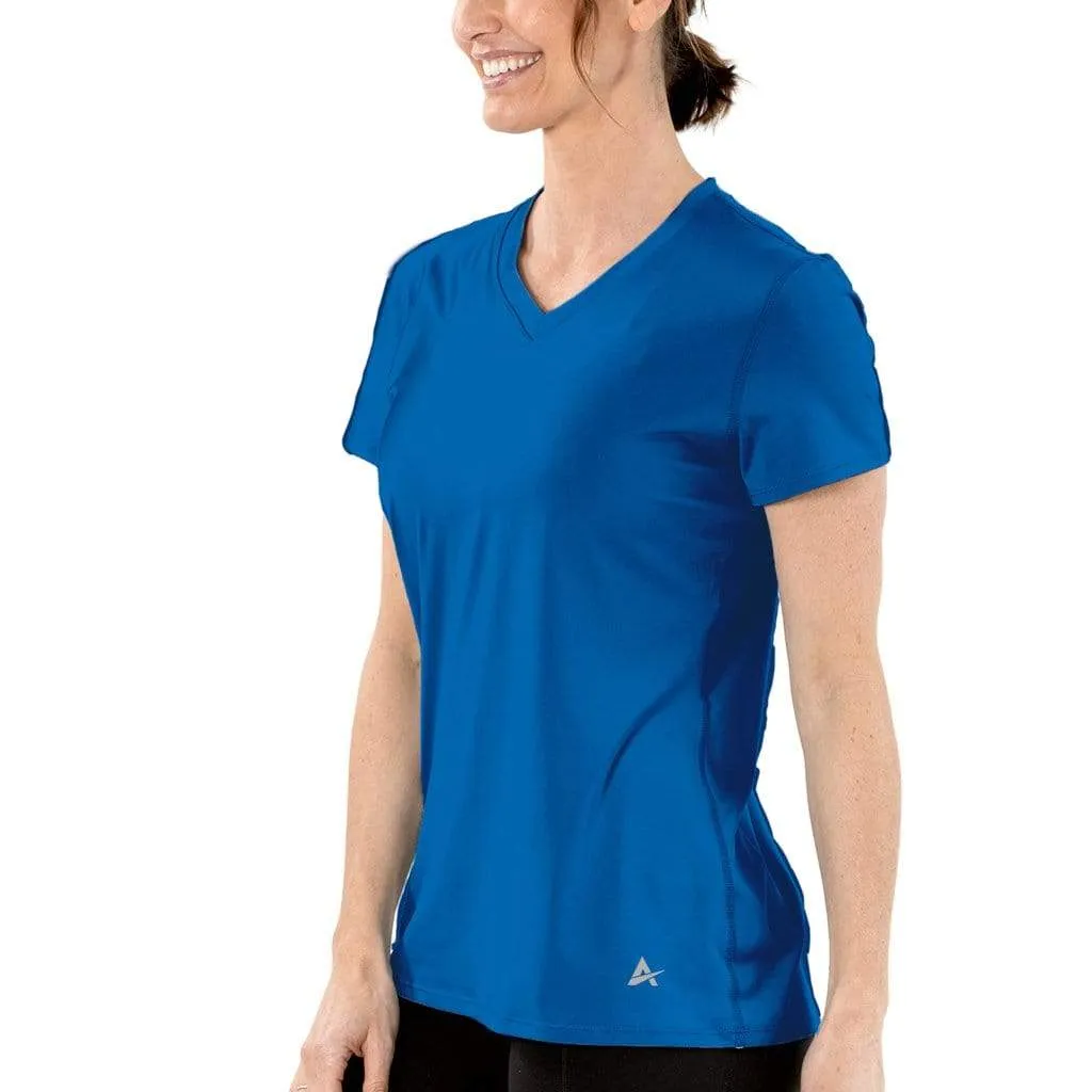 Women's Cooling V-Neck Short Sleeve T-Shirt- CLOSEOUT