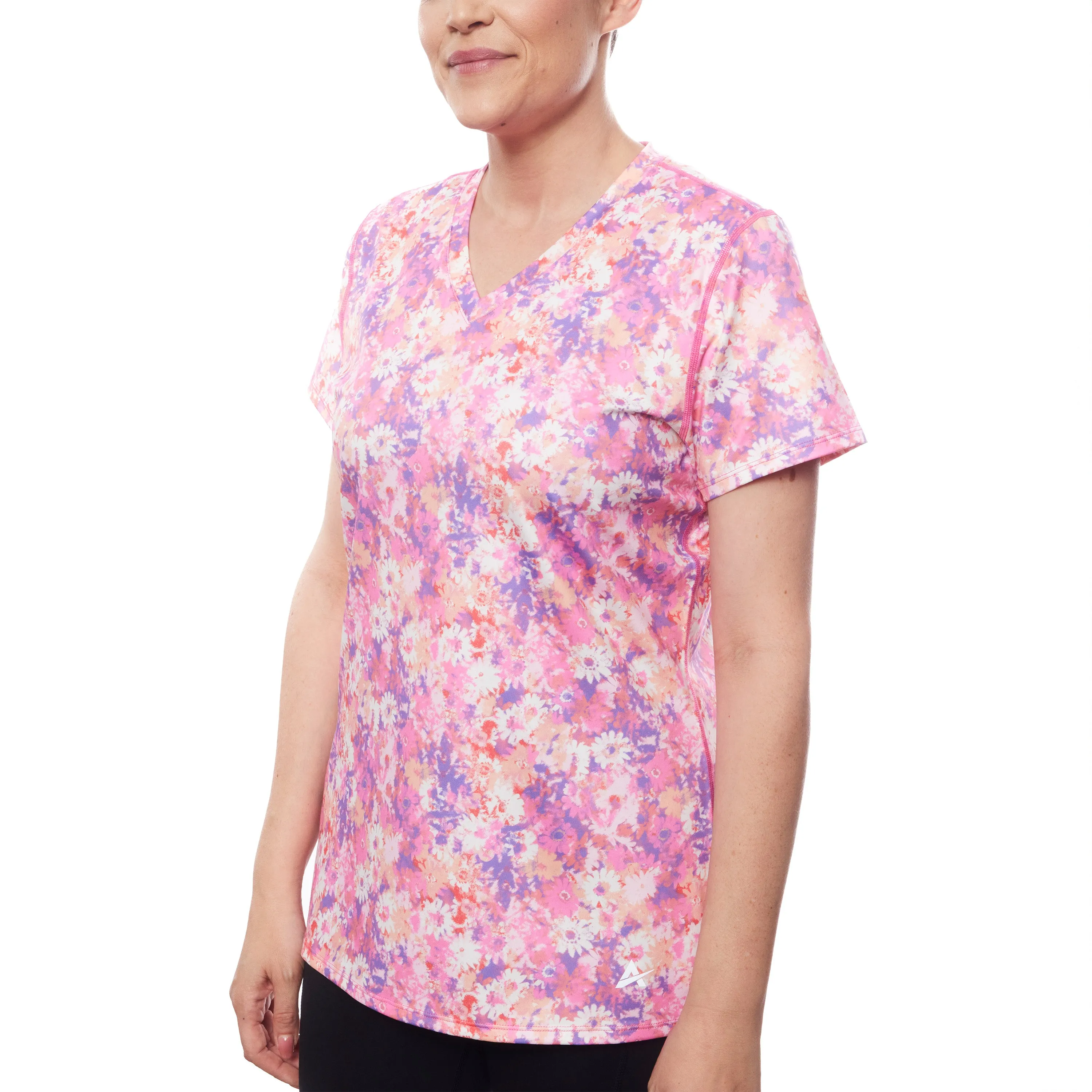 Women's Cooling V-Neck Short Sleeve T-Shirt- CLOSEOUT