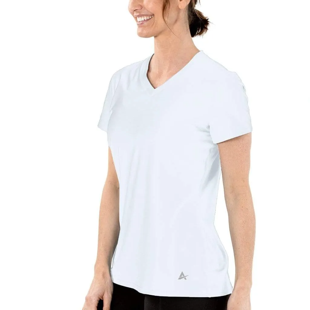 Women's Cooling V-Neck Short Sleeve T-Shirt- CLOSEOUT