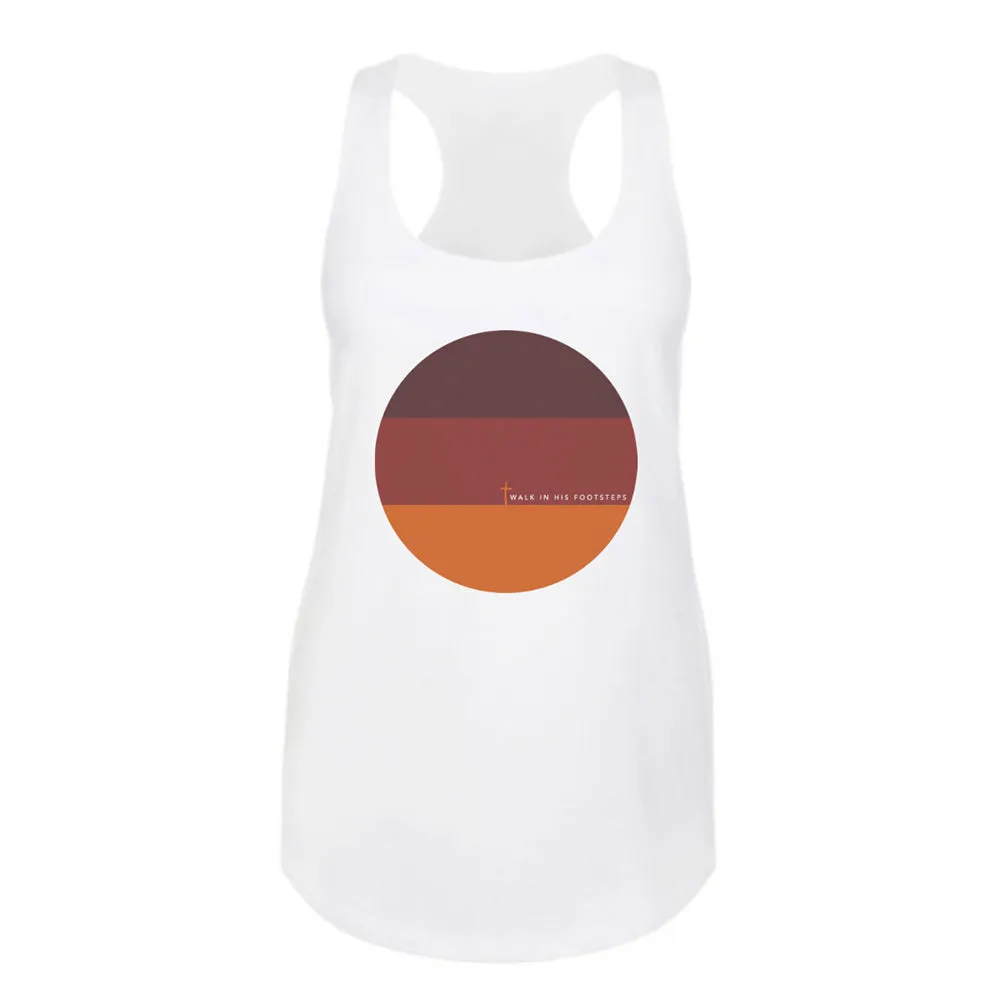 Women's Sunset Colorblock Christian Tank Top